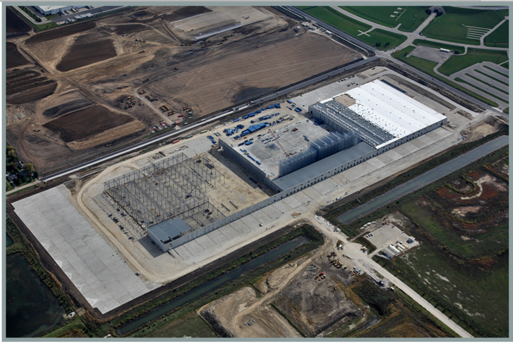 IKEA Planning Illinois’ Largest Solar Rooftop on Distribution Center under Construction in Joliet (Photo: Business Wire)