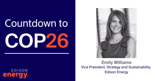 For corporates, hitting net zero is all about “change management,” says Edison’s Vice President of Strategy and Sustainability
