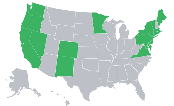 States that have adopted CARB emissions standards