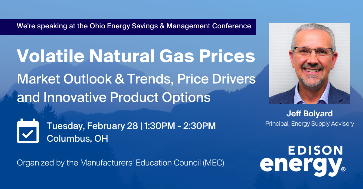 27th Annual Ohio Energy Savings & Management Conference Edison Energy