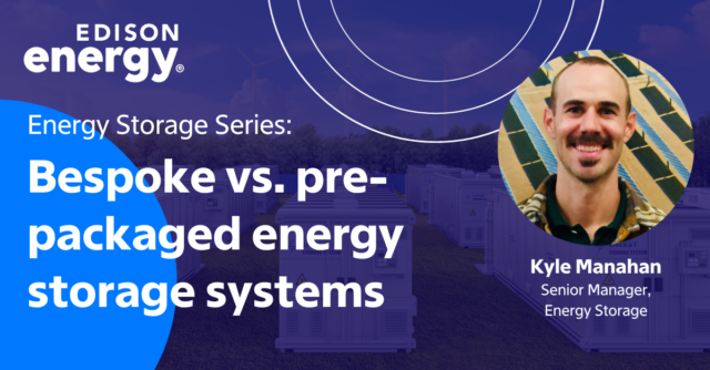 Bespoke vs. pre-packaged energy storage systems