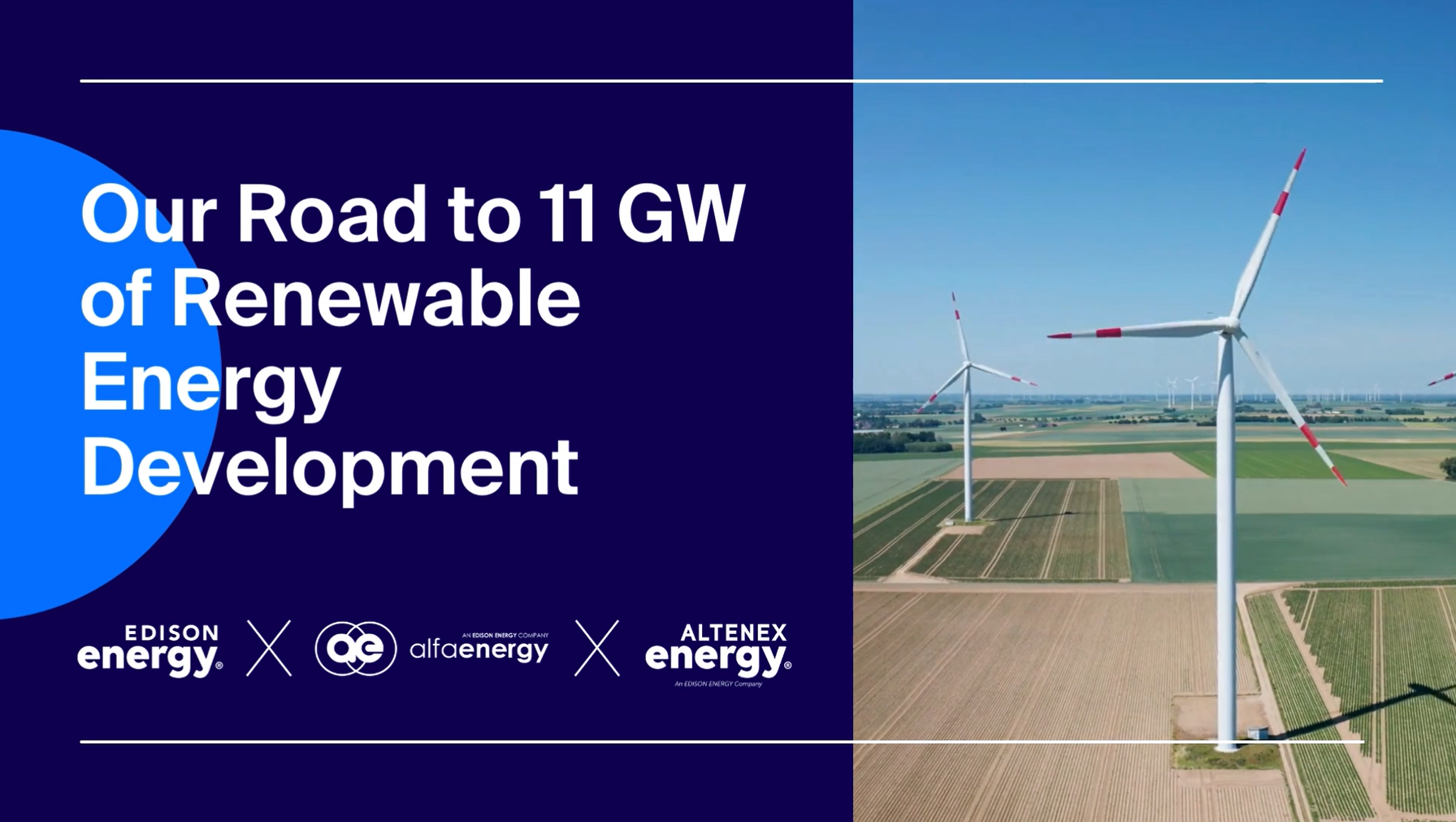 Our Road to 11 GW of Renewable Energy Development Edison Energy